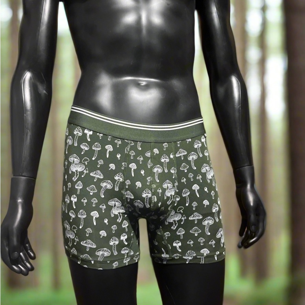 American Eagle Outfitters Green Mushroom Boxer Briefs
